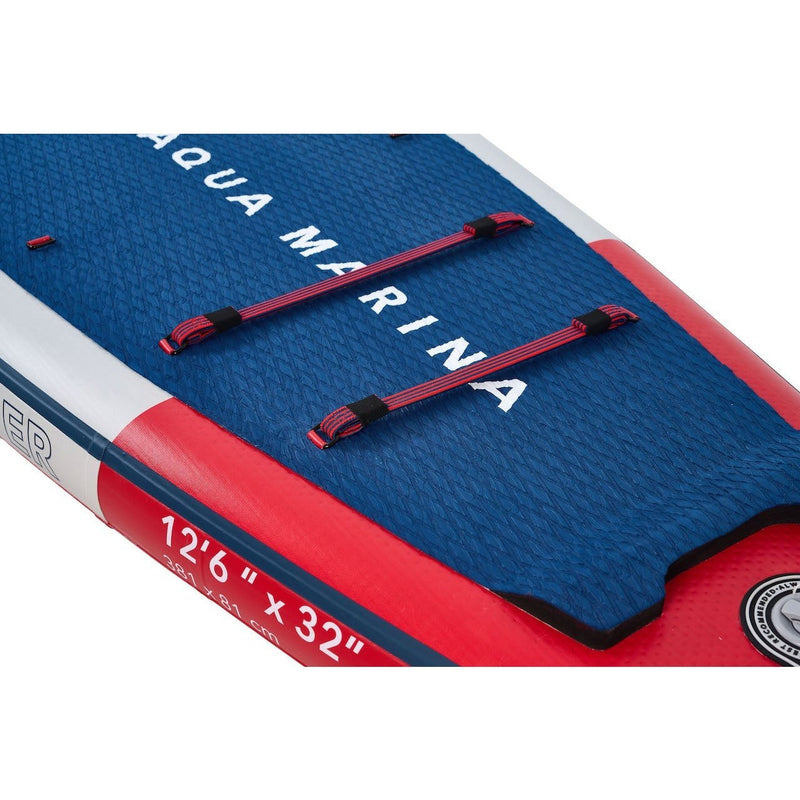 Aqua Marina 12′ 6″ Hyper (Navy) - Touring iSUP, 3.81m/15cm, with coil leash