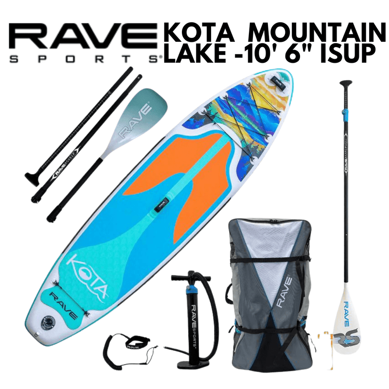 Rave Sports 10' 6" Kota Mountain Lake Inflatable Paddleboard - 03062