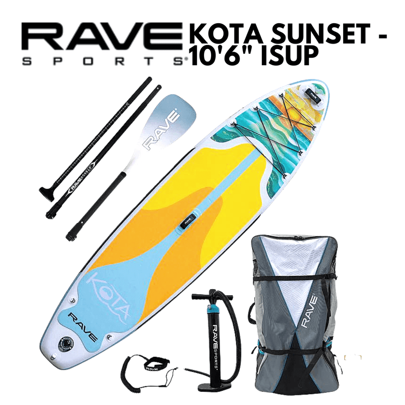 Rave Sports 10' 6" Kota Sunset Inflatable Paddleboard - 03064