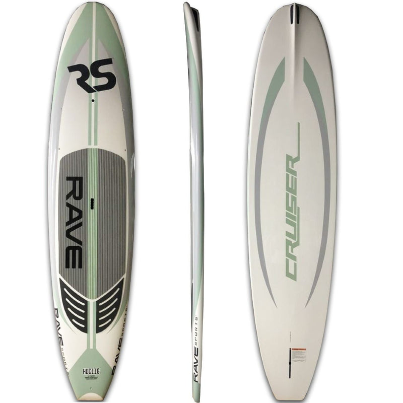 Rave Sports Hybrid Displacement 11'6" Cruiser Seaglass - 02881