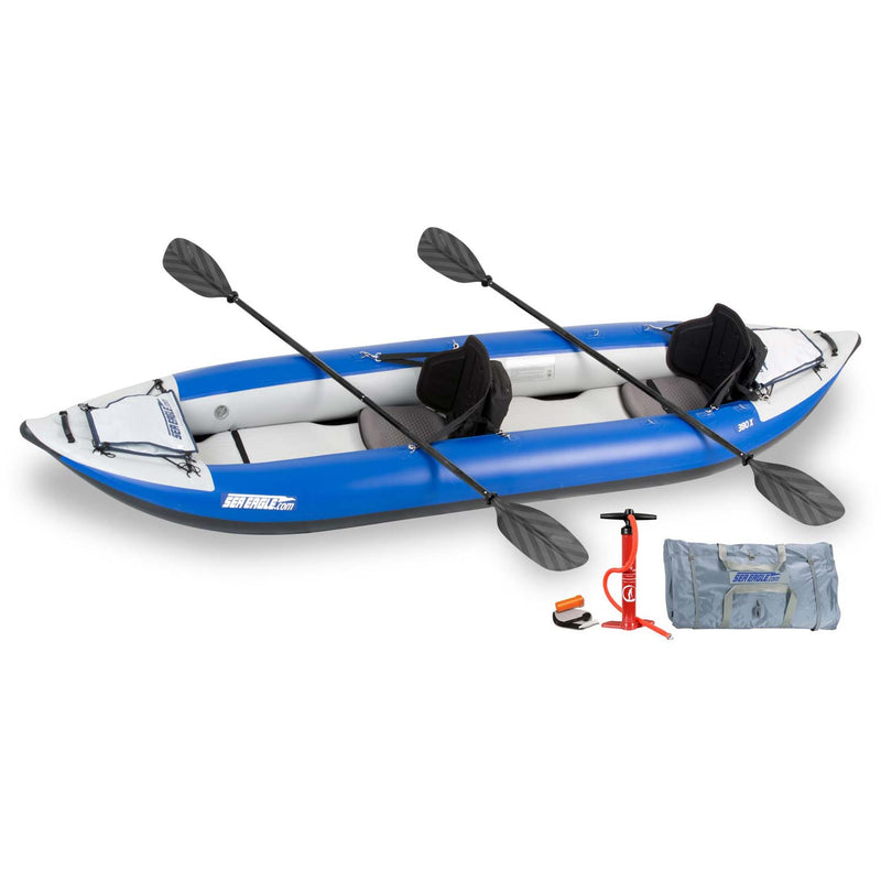 Sea Eagle Explorer 380X Inflatable Kayak Pro Tandem Package