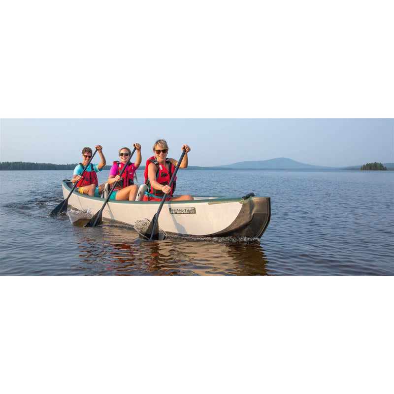 Sea Eagle TravelCanoe TC16 Start Up 2 Person Inflatable Canoe Package